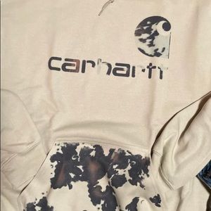 Cattle print Carhartt hoodies
